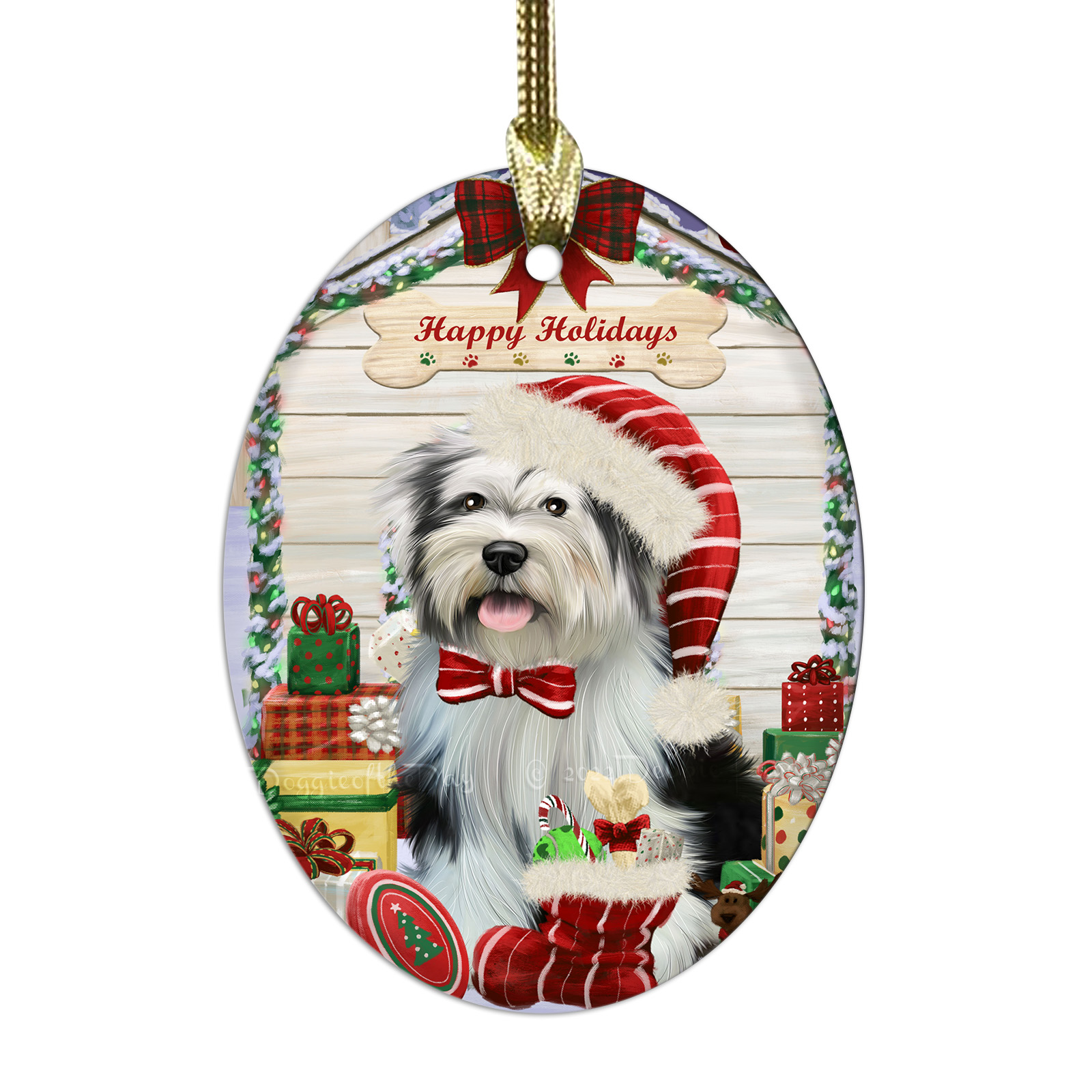 Tibetan terrier cheap ornament